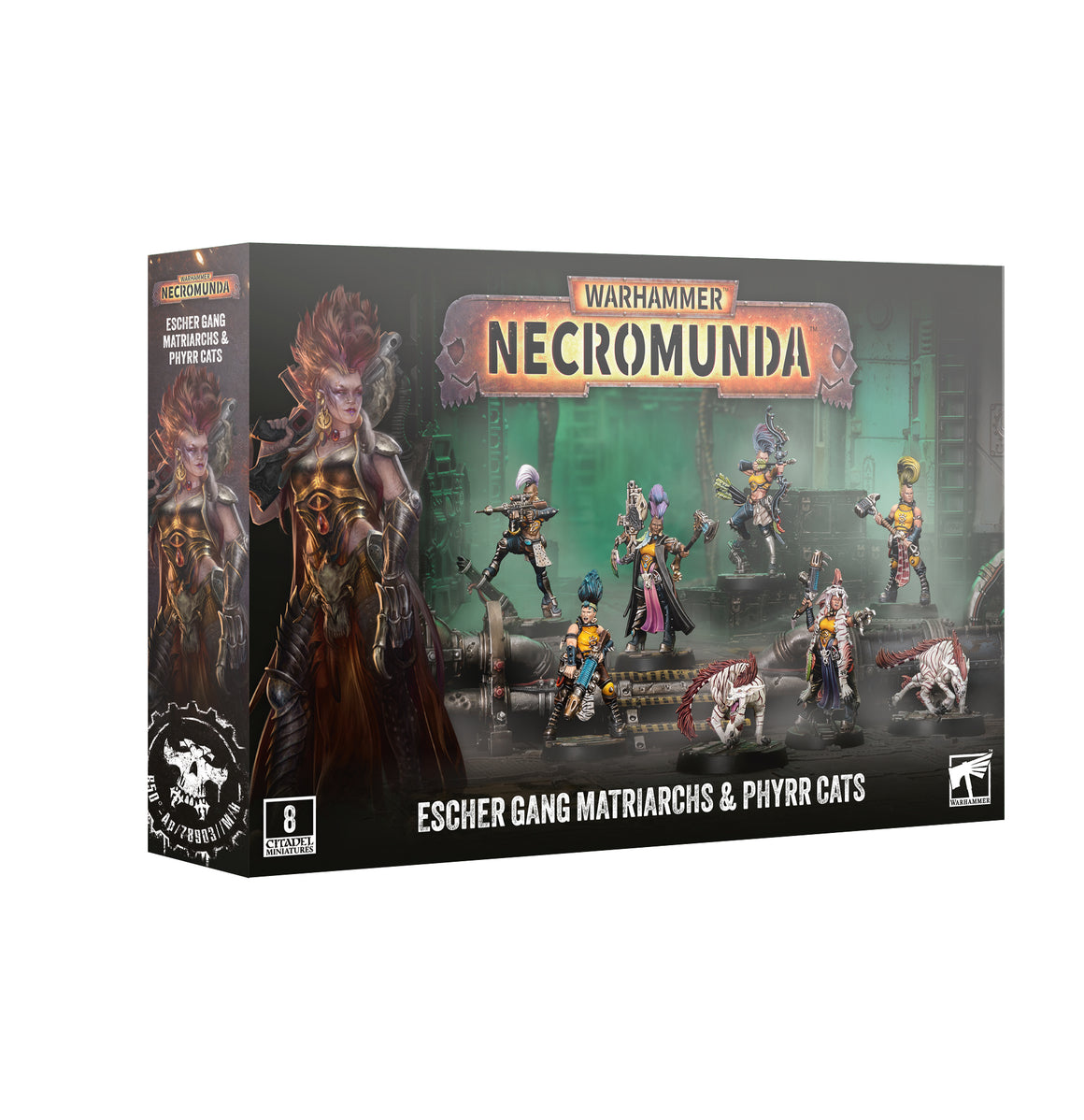 Necromunda: Escher - Gang Matriarchs and Phyrr Cats
