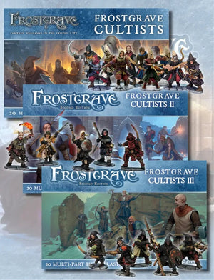 Frostgrave Cultists Bundle 1, 2 and 3