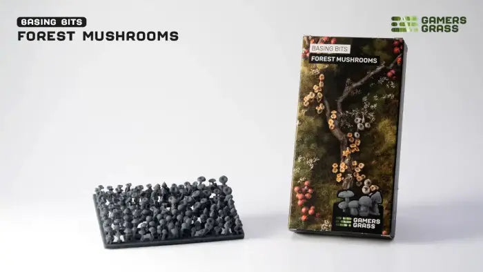 Gamer's Grass Basing Bits Forest Mushrooms