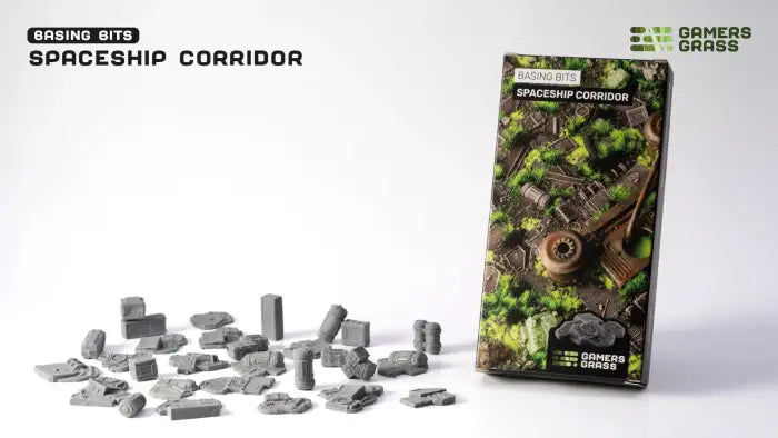 Gamer's Grass Basing Bits Spaceship Corridor
