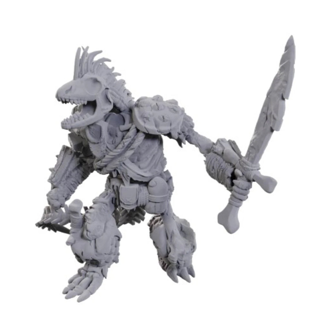 Lizardfolk Skeleton (D&D Nolzur's Marvelous Unpainted Miniatures)