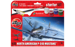 1:72 North American P-51D Mustang - Starter Set