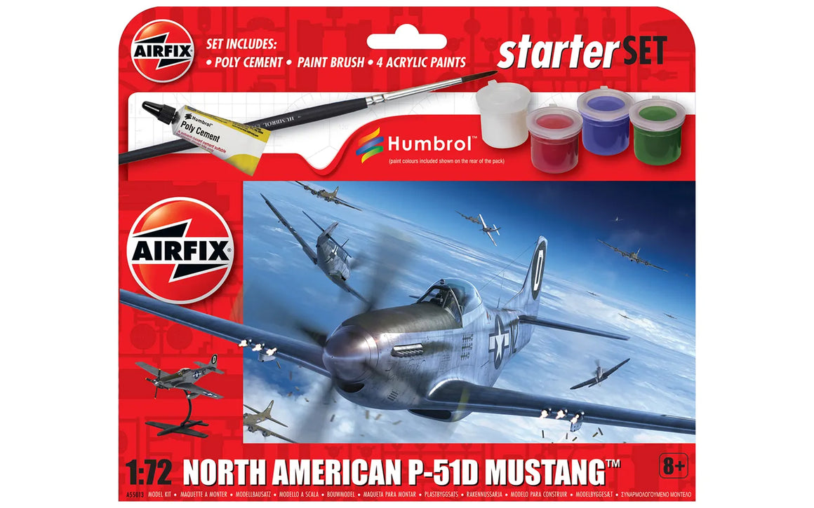 1:72 North American P-51D Mustang - Starter Set