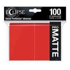 Ultra Pro - Eclipse PRO Matte 100 sleeves - Apple Red