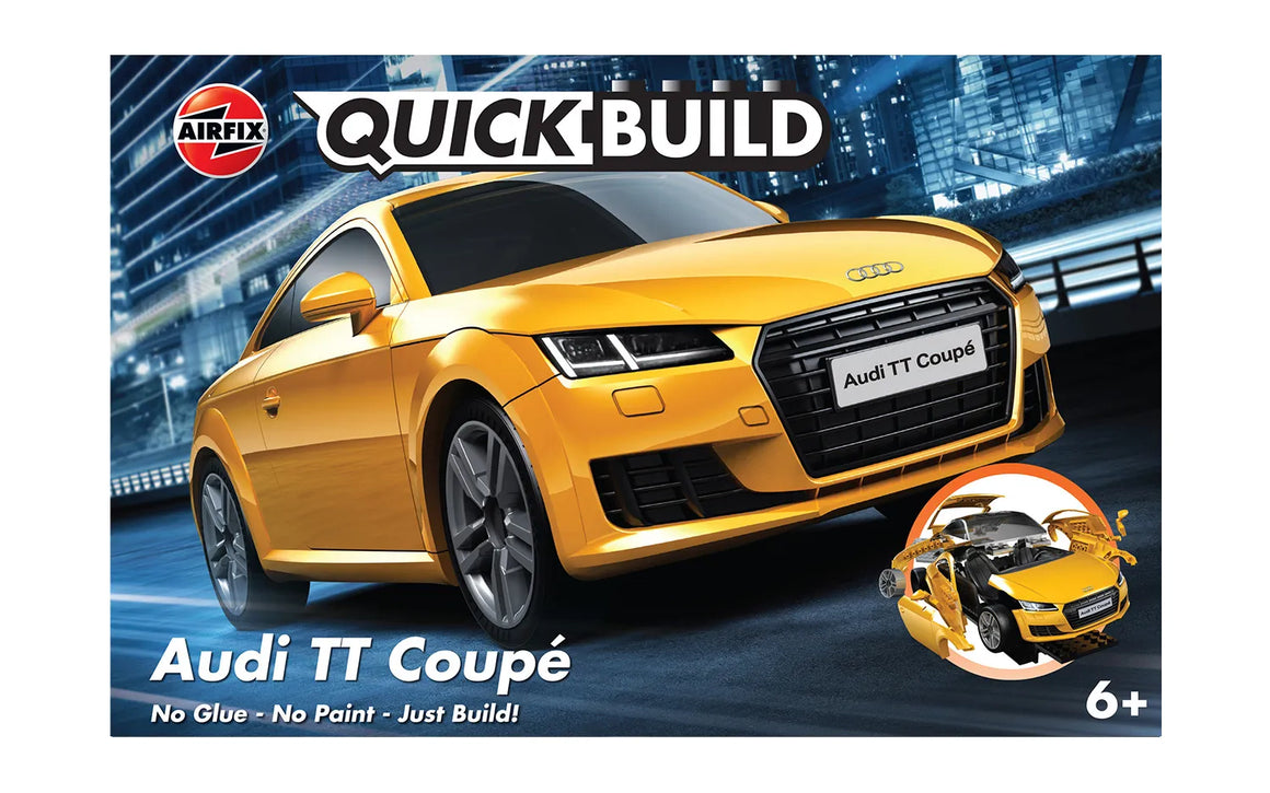 Airfix QUICKBUILD - Audi TT Coupe: Yellow