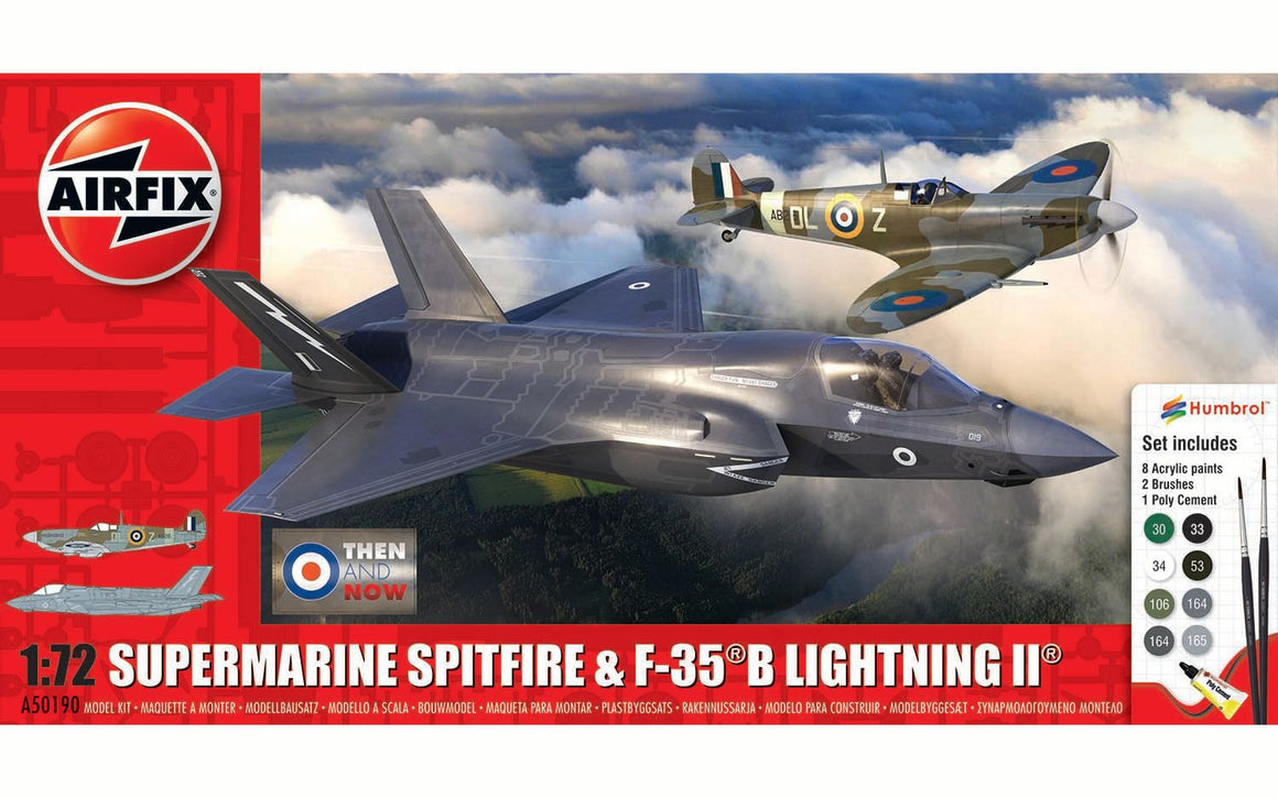 Airfix: Then and Now - 1:72 Supermarine Spitfire & F-35B Lightning II