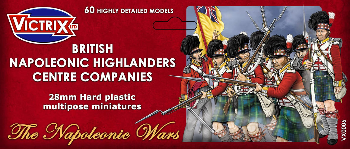 Victrix British Napoleonic Highlander Centre Companies VX0006