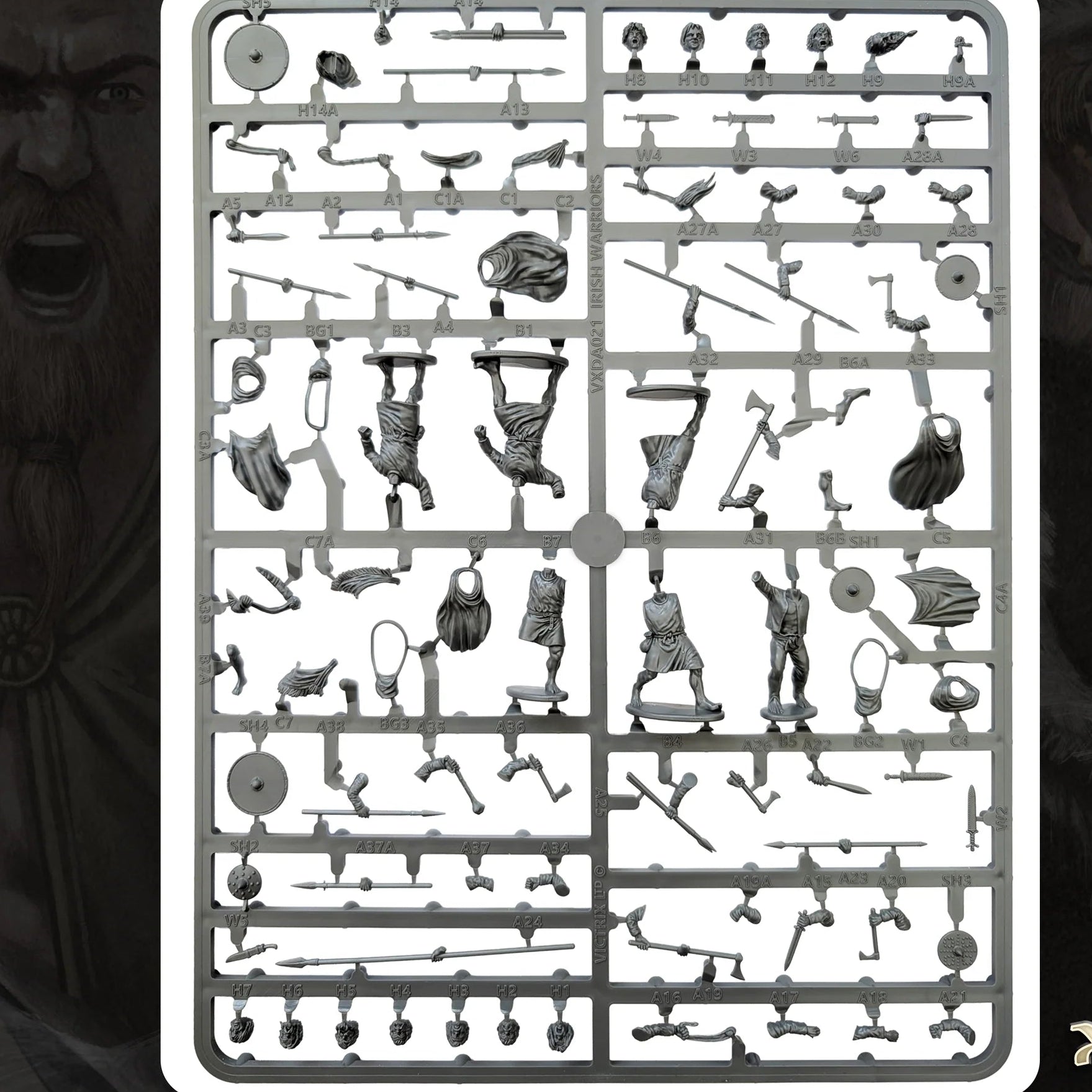 Victrix Dark Age Irish Warriors SINGLE SPRUE from VXDA021 (Copy)