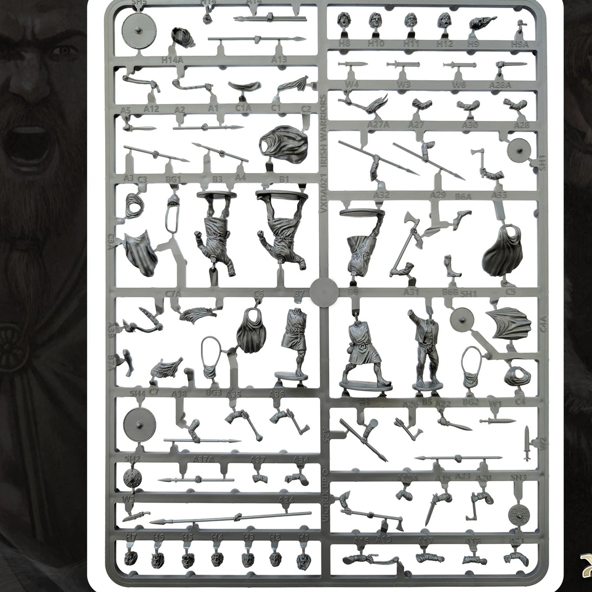 Victrix Dark Age Irish Warriors SINGLE SPRUE from VXDA021 (Copy)