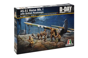 Italeri AS.51 HORSA Mk.I with BRITISH PARATROOPS 1/72