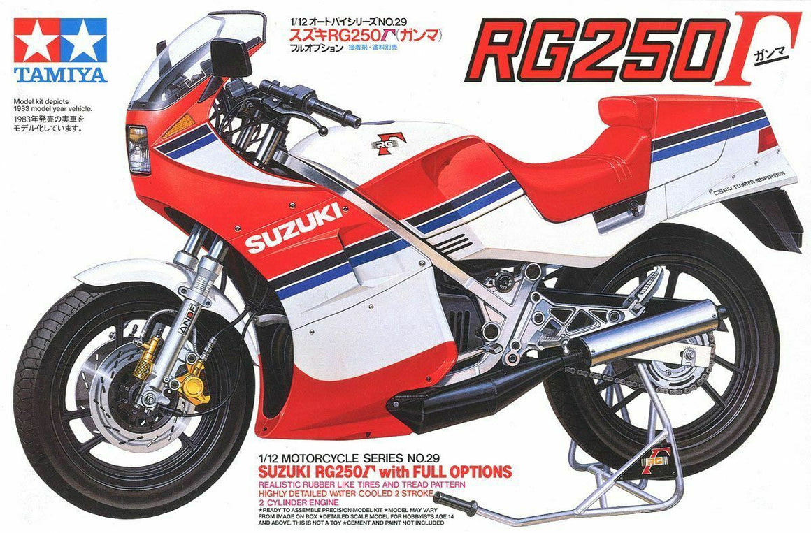 Tamiya Suzuki RG250 Gamma with Full Options