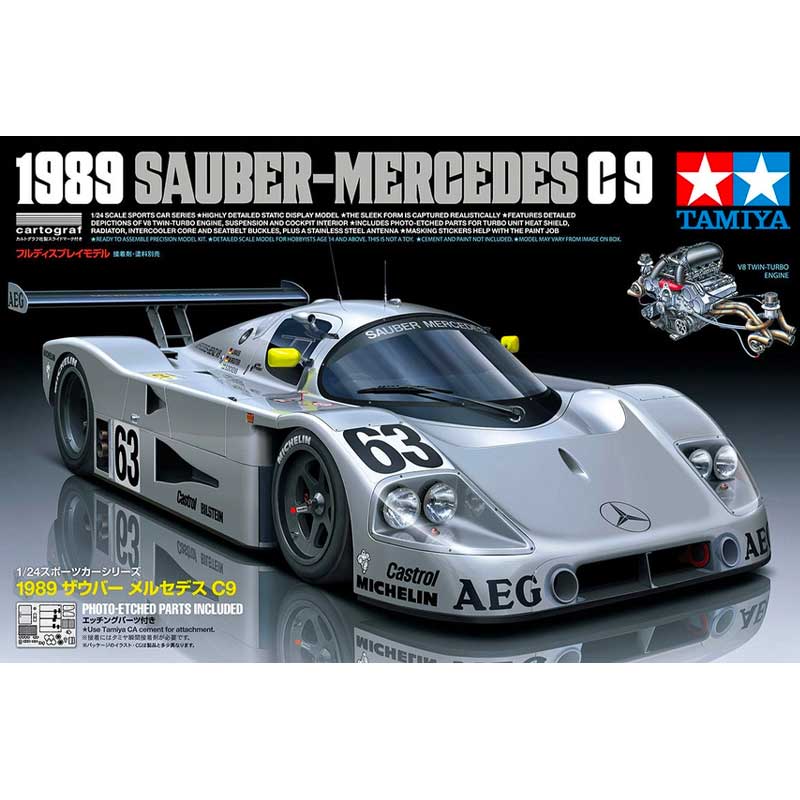 Tamiya 1/24 1989 Sauber-Mercedes C9