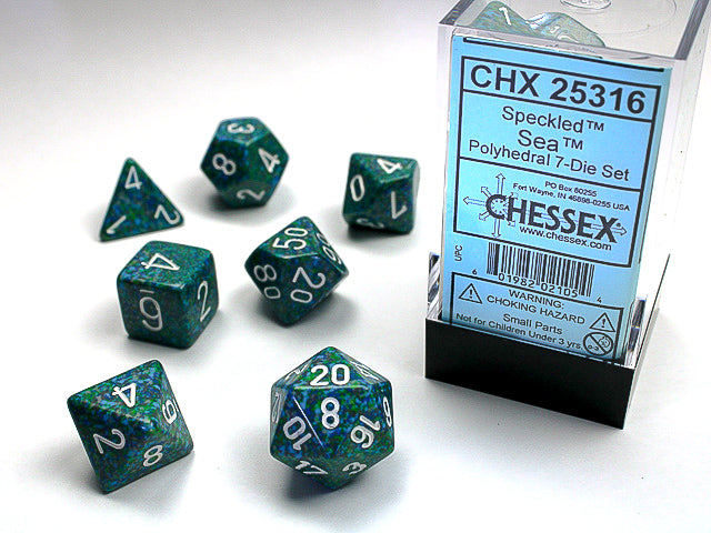 Chessex Dice Set- Speckled® Polyhedral Sea™ 7-Die Set