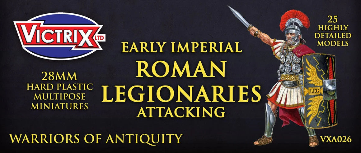 Victrix VXA026 - Early Imperial Roman Legionaries Attacking