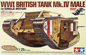 Tamiya 1/35 British Tank Mk.IV Male with Single Motor 30057