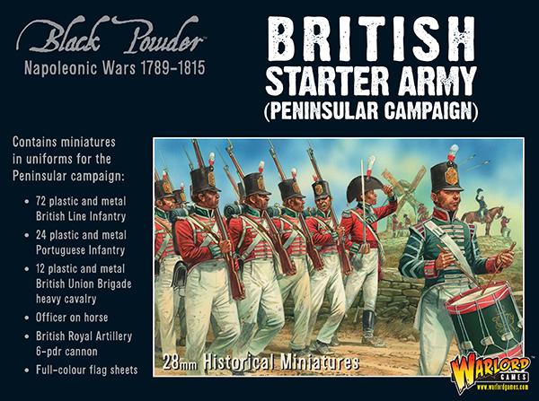 Black Powder Napoleonic British Starter Army (Peninsular Campaign)