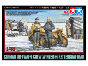 Tamiya 1/48 Luftwaffe Crew and Kettenkraftrad