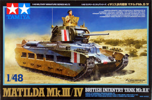 Tamiya 1/48 Matilda Mk.III/IV British Infantry Tank Mk.IIA 32572
