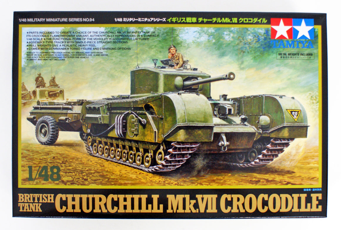 Tamiya 1/48 British Tank Churchill Mk.VII Crocodile 32594