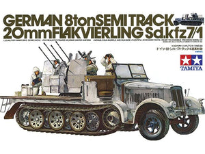 Tamiya 1/35 German 8ton Semitrack w/20mm Flakvierling Sd.Kfz.