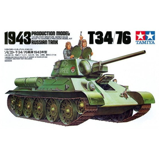 Tamiya 35059 Russian T-34/76 1943