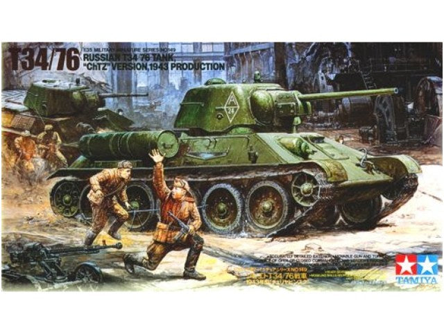 Tamiya T34/76 Russian Tank "ChTZ" Version 1943