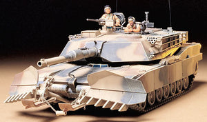 Tamiya U.S. M1A1 Abrams with Mine Plow