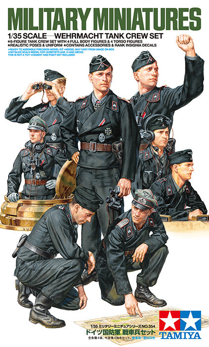 Tamiya 35354 Wehrmacht Tank Crew Set