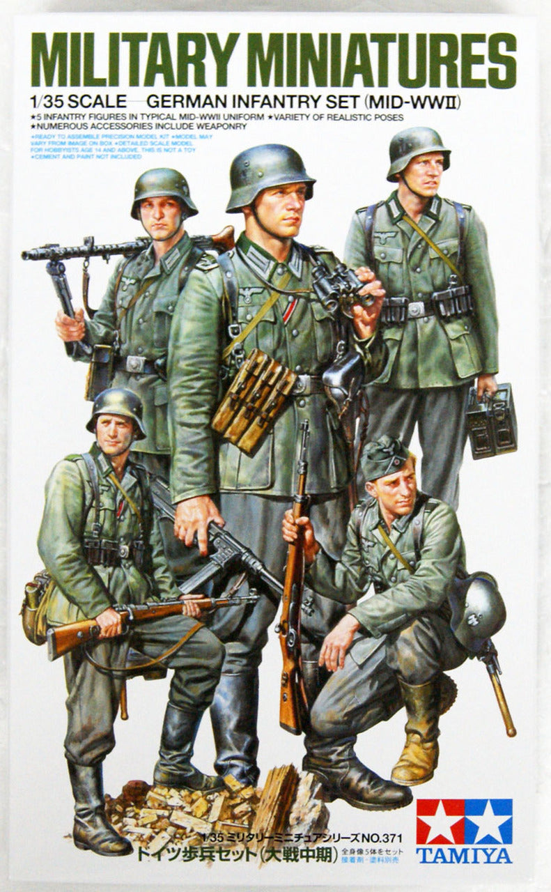 Tamiya 1/35 German Infantry Set (Mid-WW II)