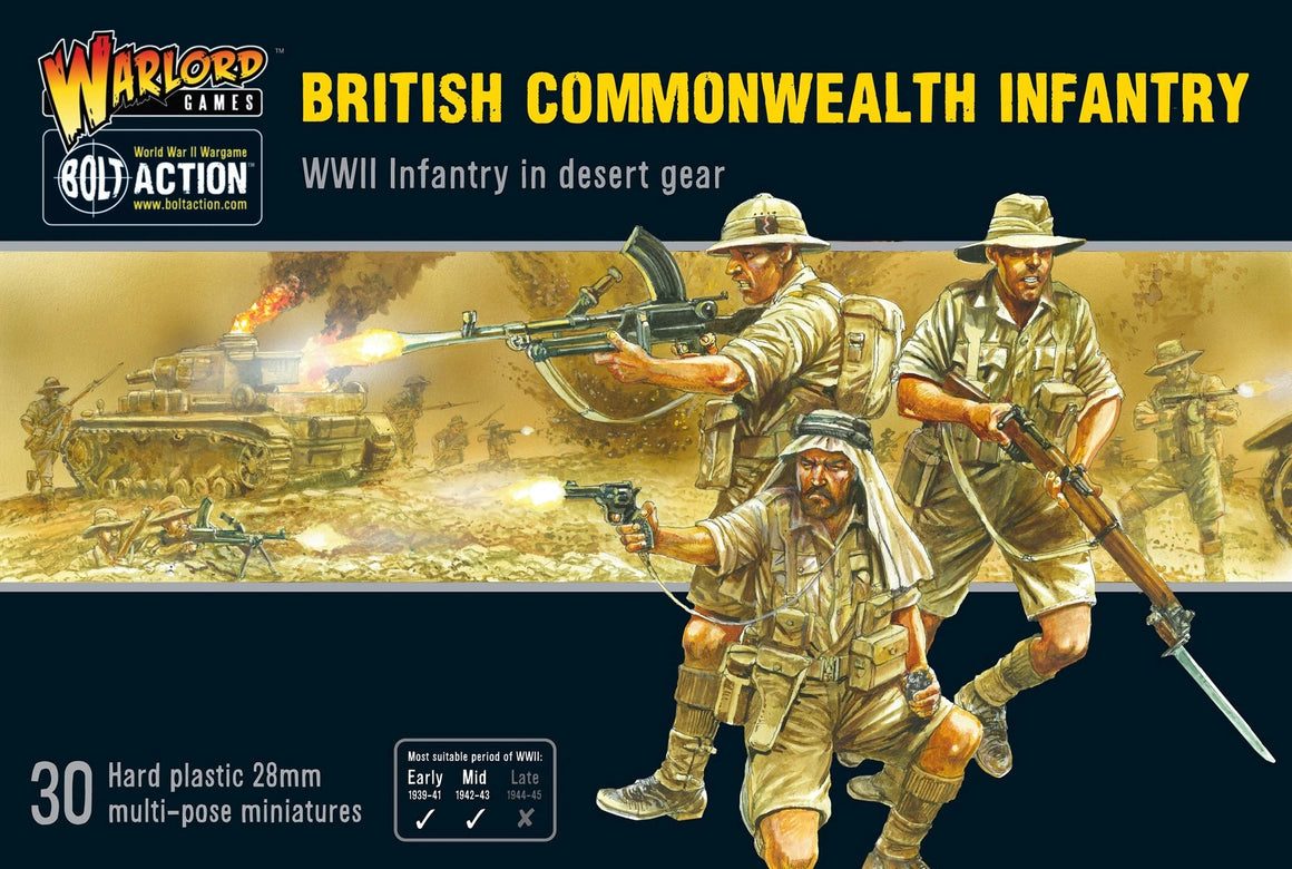 Bolt Action British WWII Commonwealth Infantry