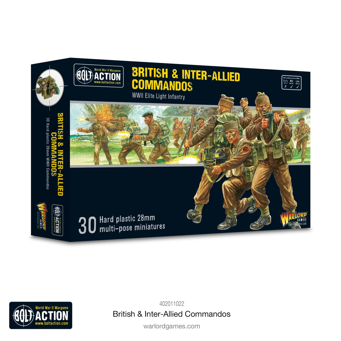 Bolt Action WWII British & Inter-Allied Commandos