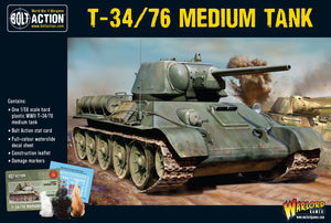 Bolt Action WWII T34/76 Medium Tank