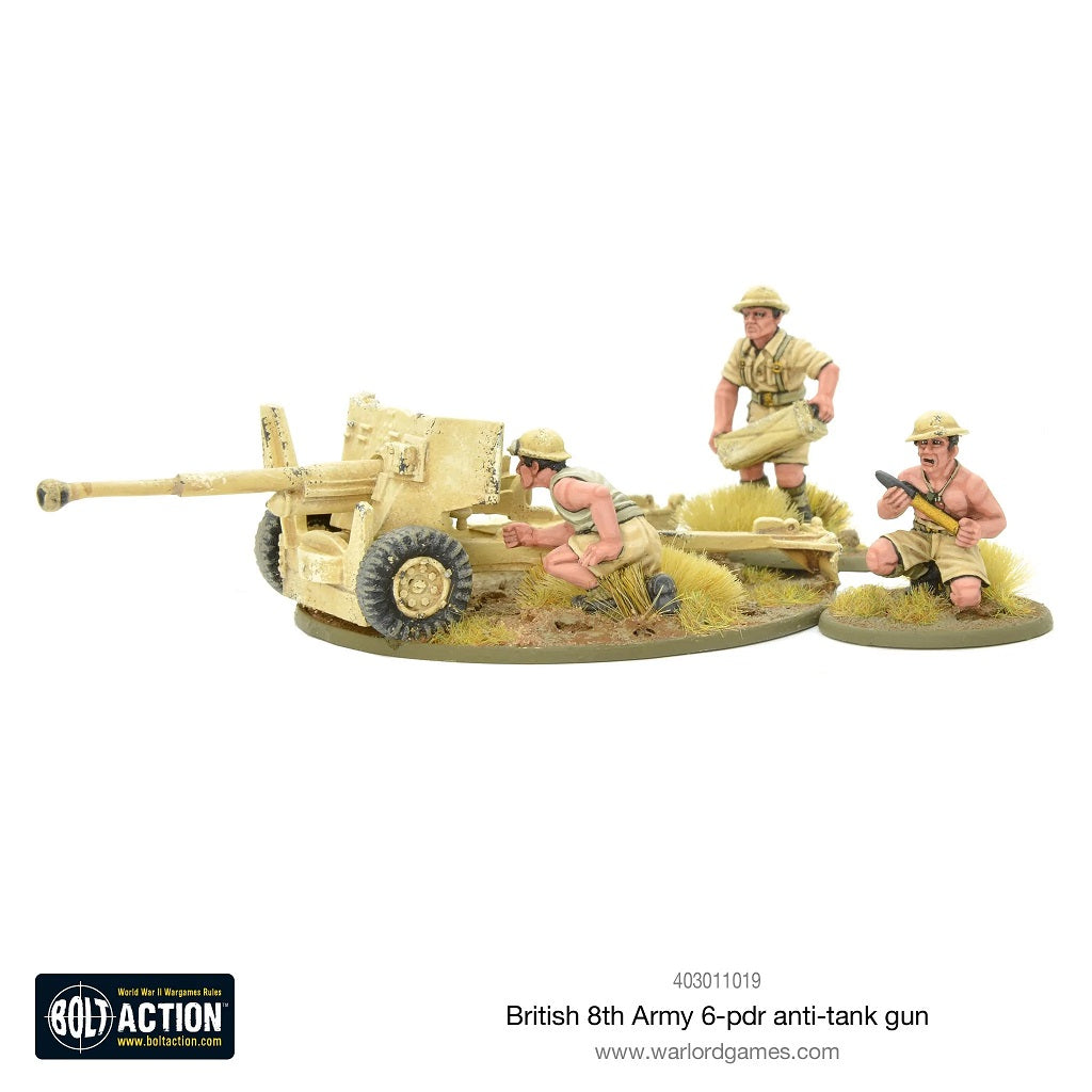 Bolt Action 8th Army 6 pounder ATG