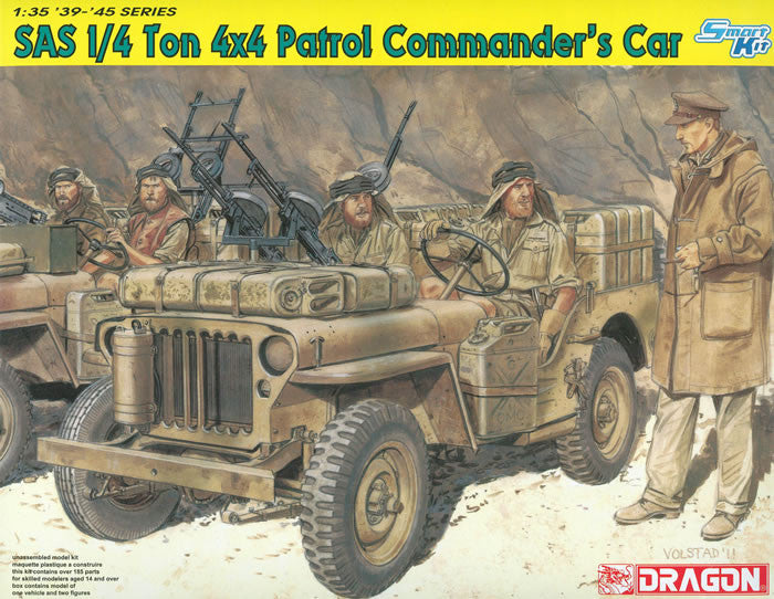 Dragon 1/35 SAS 1/4 Ton 4x4 Patrol Commander's Car