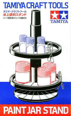 Tamiya Bottled Paint Stand - w/4 Alligator Clips