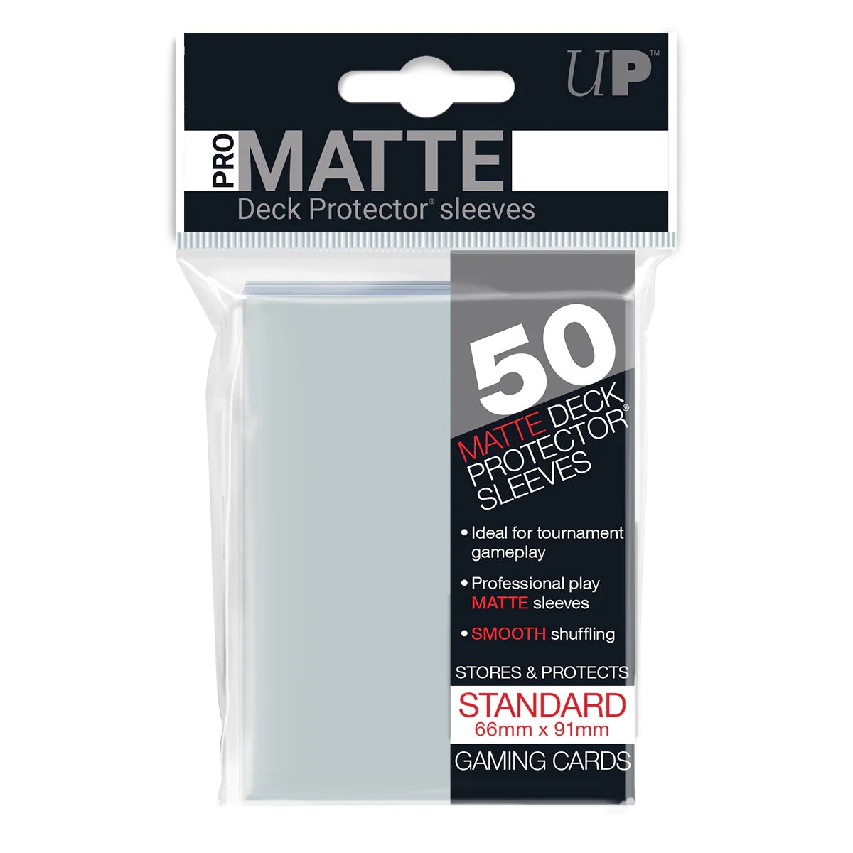 Ultra PRO - 50ct Pro-Matte Clear Standard Deck Protectors