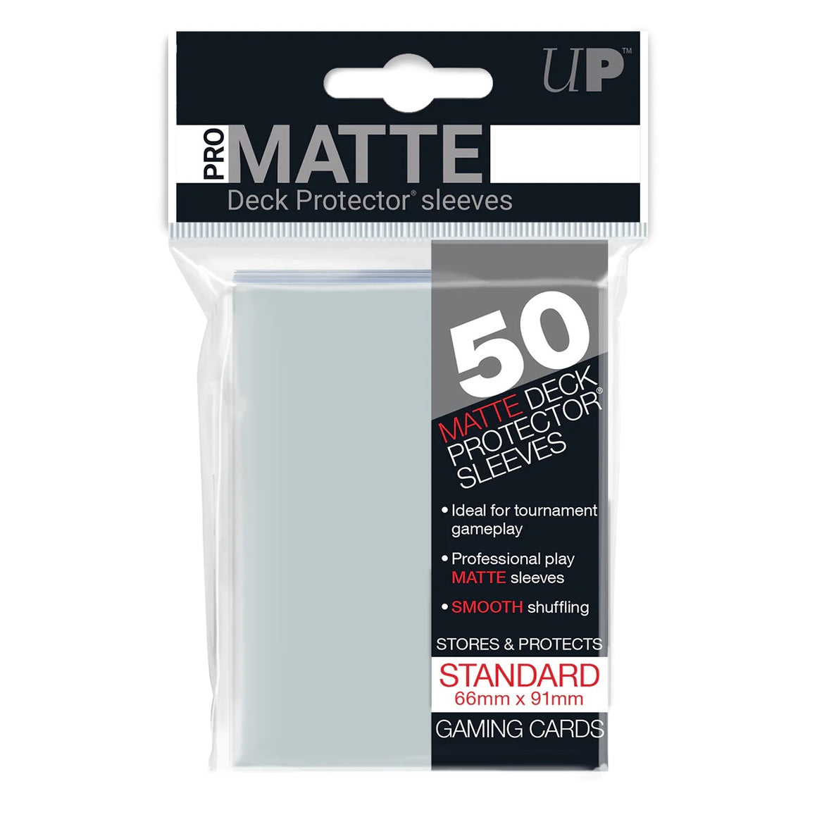Ultra PRO - 50ct Pro-Matte Clear Standard Deck Protectors
