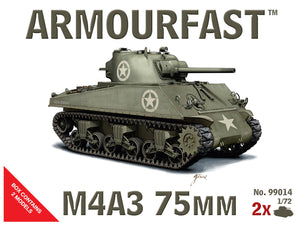 Armourfast 99014 Sherman M4A3 75mm