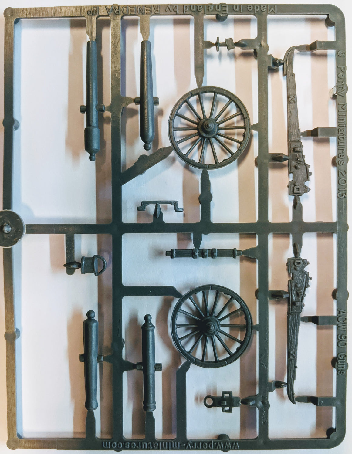 Perry Miniatures American Civil War Artillery (Cannon) Sprue
