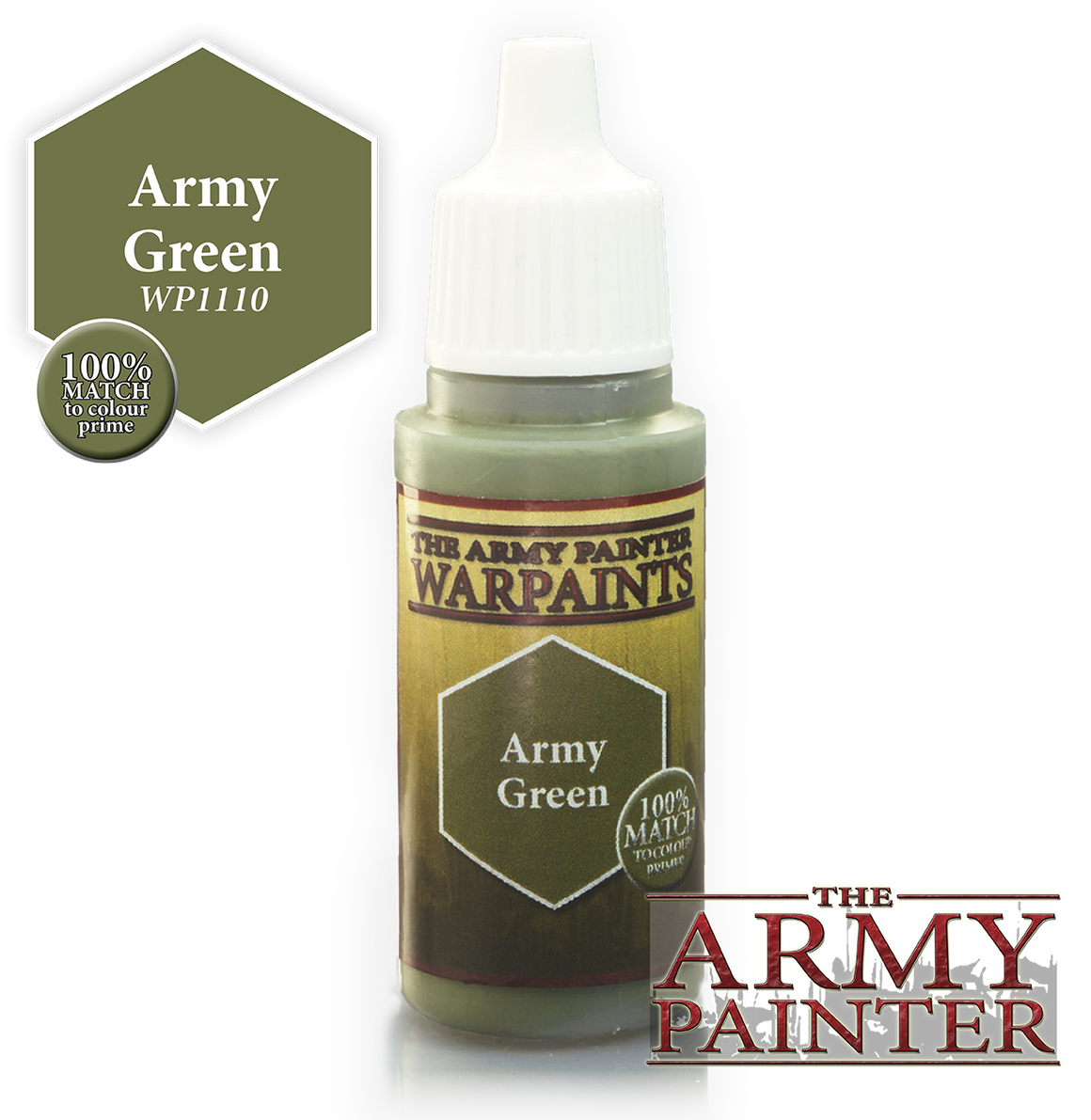 Army Painter Acrylic Warpaint - Army Green