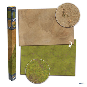 Flames of War - Gaming Mat – Grassland/Desert