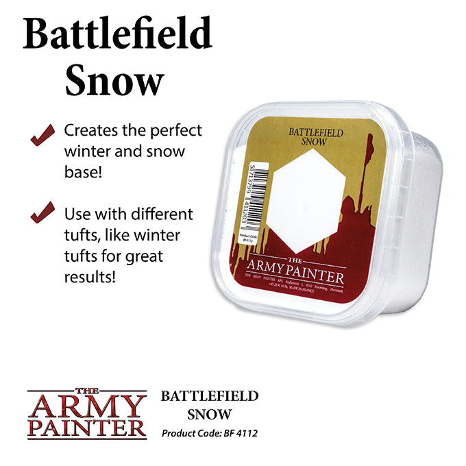 Army Painter Basing: Battlefield Snow