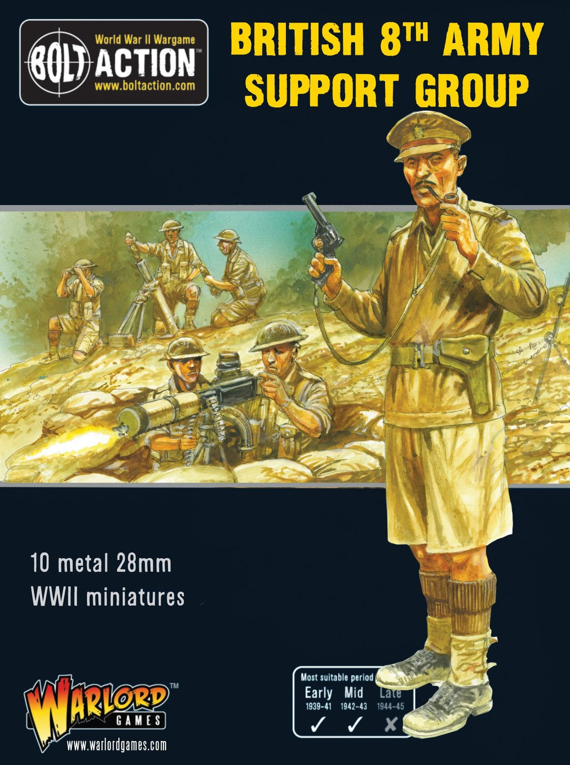 Bolt Action WWII 8th Army Support Group