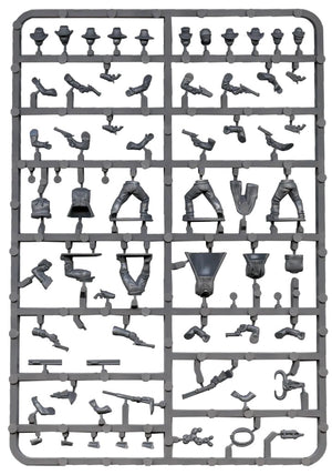 Dead Man's Hand Plastic Gunfighters sprue