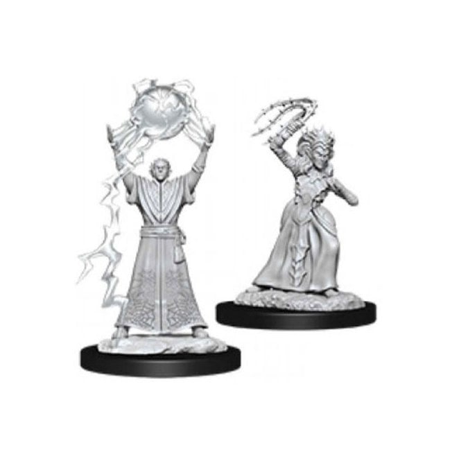 Drow Mage & Drow Priestess (D&D Nolzur's Marvelous Miniatures)