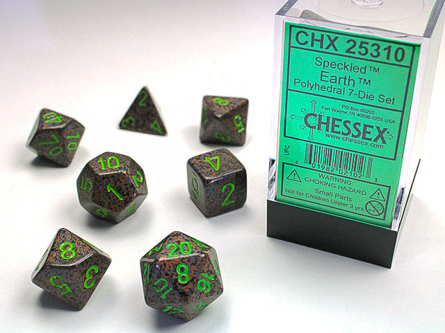 Chessex Dice Set- Speckled Earth