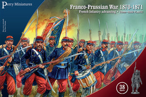 Perry Miniatures Franco-Prussian War - French Infantry Advancing