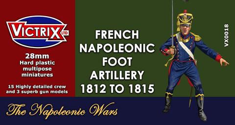 Victrix VX0018 28mm Napoleonic French Artillery 1812 to 1815