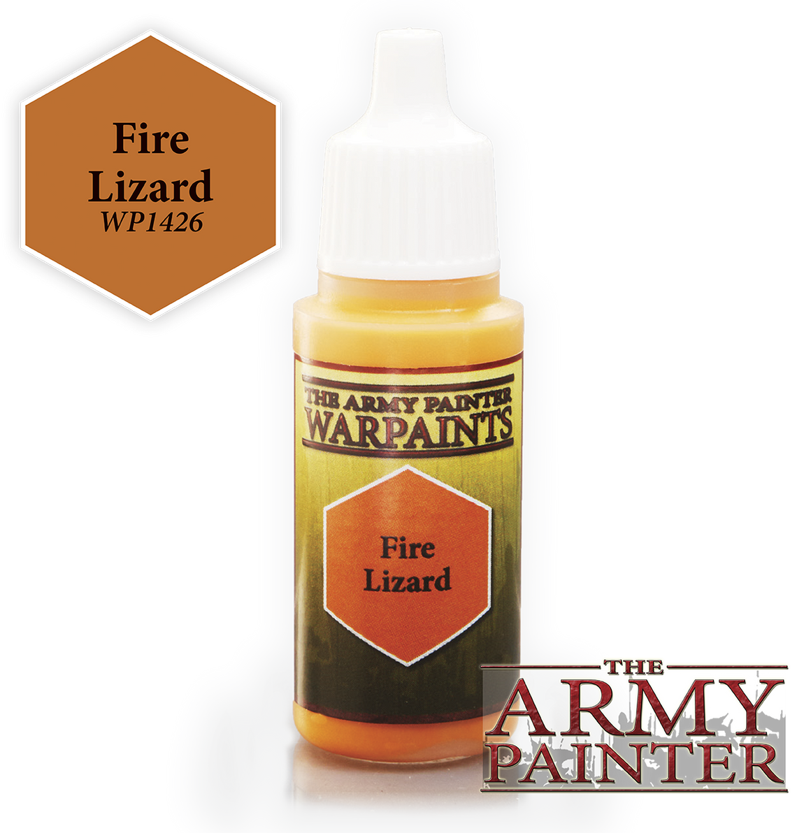 Army Painter Acrylic Warpaint - Fire Lizard