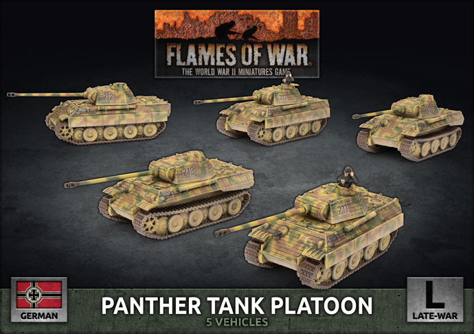 Panther Tank Platoon - Flames of War